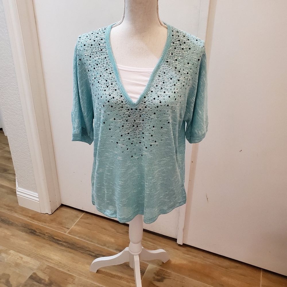 Cathy Daniel's Embellished Sweater NWT